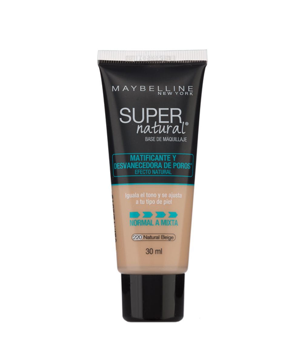 Base Maybelline Super Natural Matte 220 Natural Beige